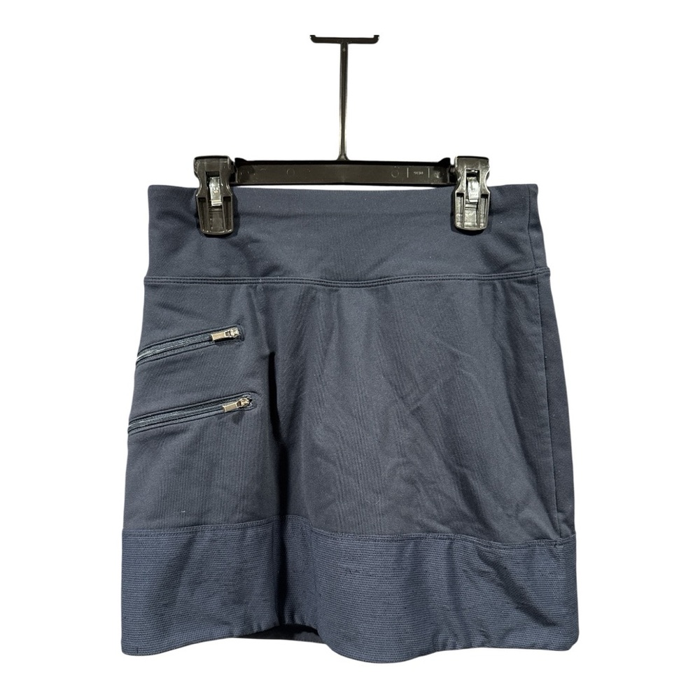 Athleta Dark Blue Pencil Skirt - Picture 2 of 9